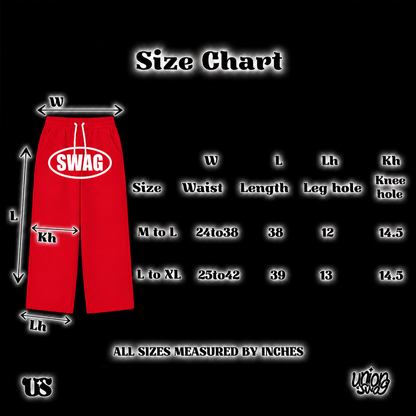 UNION SWAG - SWAG V.2 RED PANTS